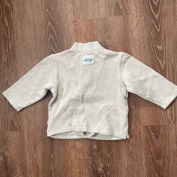 Janie and Jack Cream Oatmeal Surf School Cotton Pullover Top 18-24 Months - Picture 2 of 7